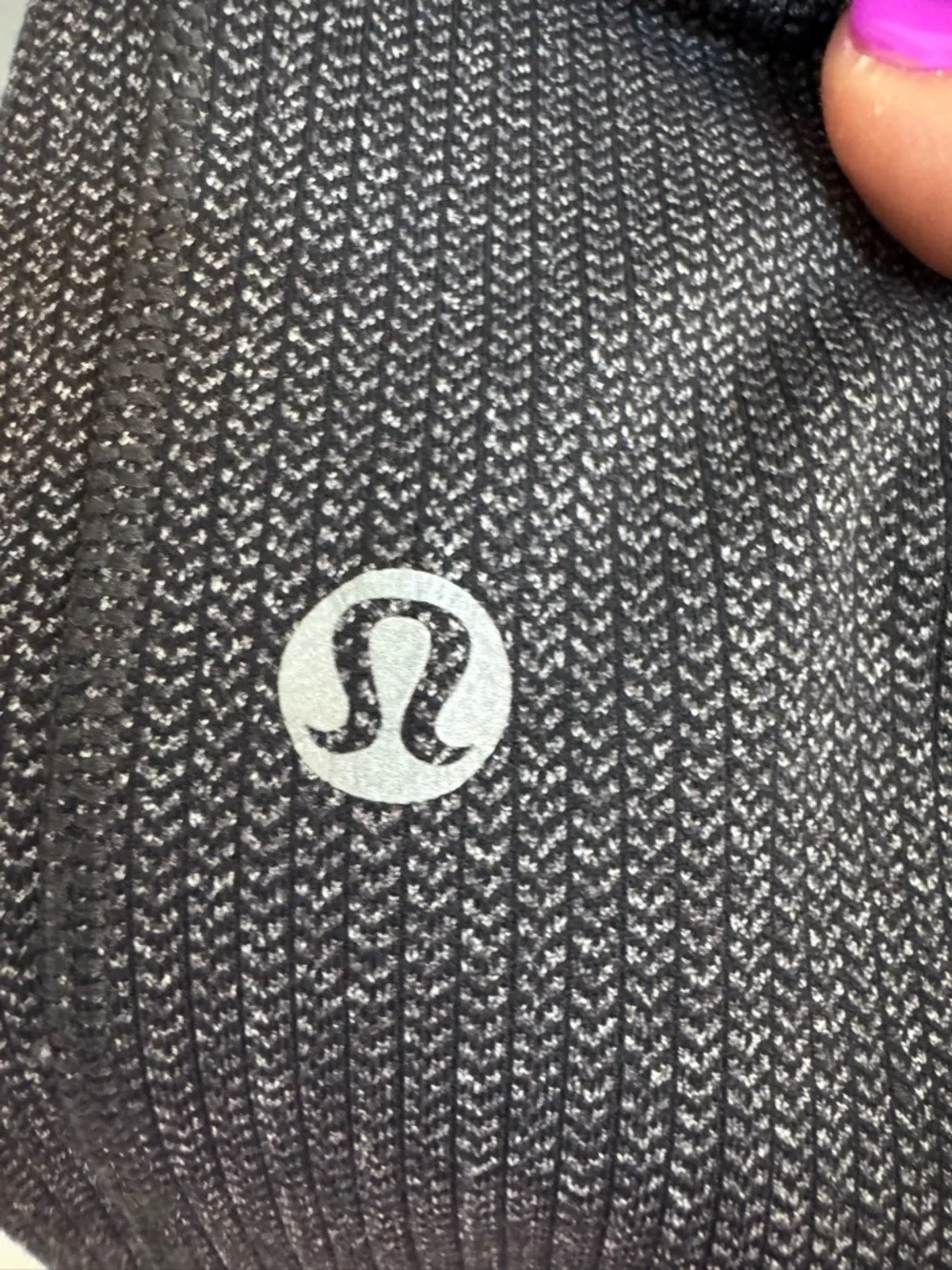Lululemon Speed Up Tight 8 Gray Textured Luxtreme‎ Pocket Leggings